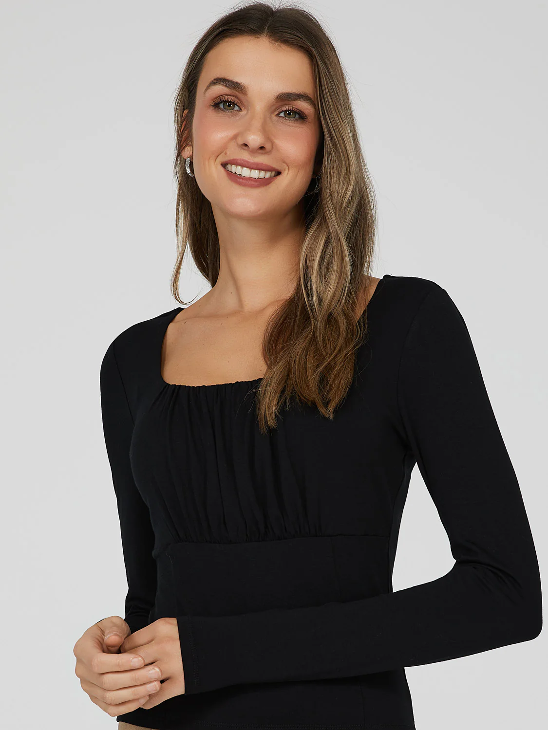 Square Neck Crop Top