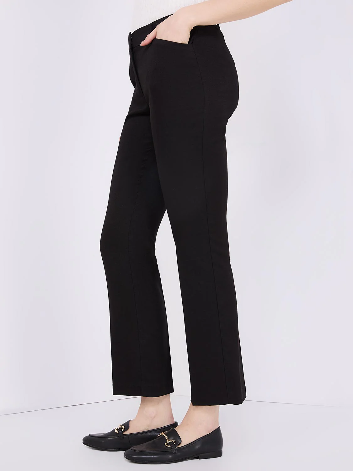 Straight-Leg Ankle Pants