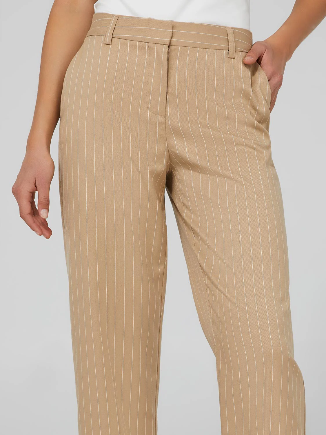 Pinstripe Classic Rise Trousers