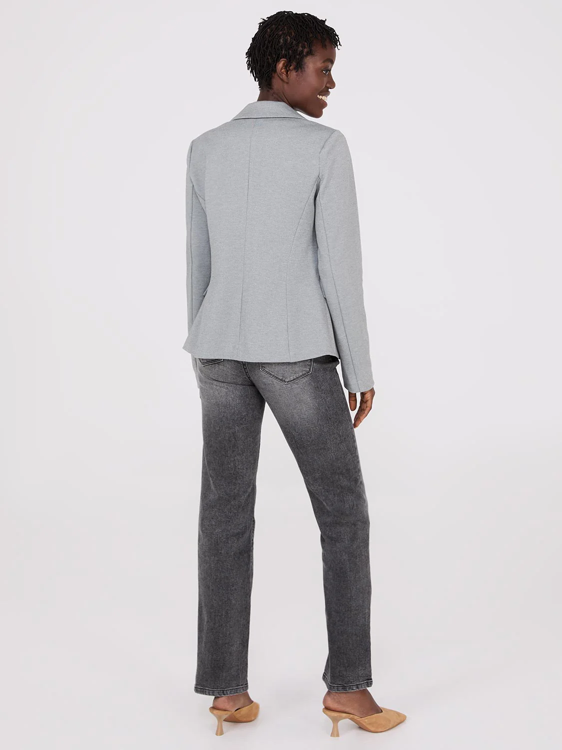 Short 1-Button Blazer