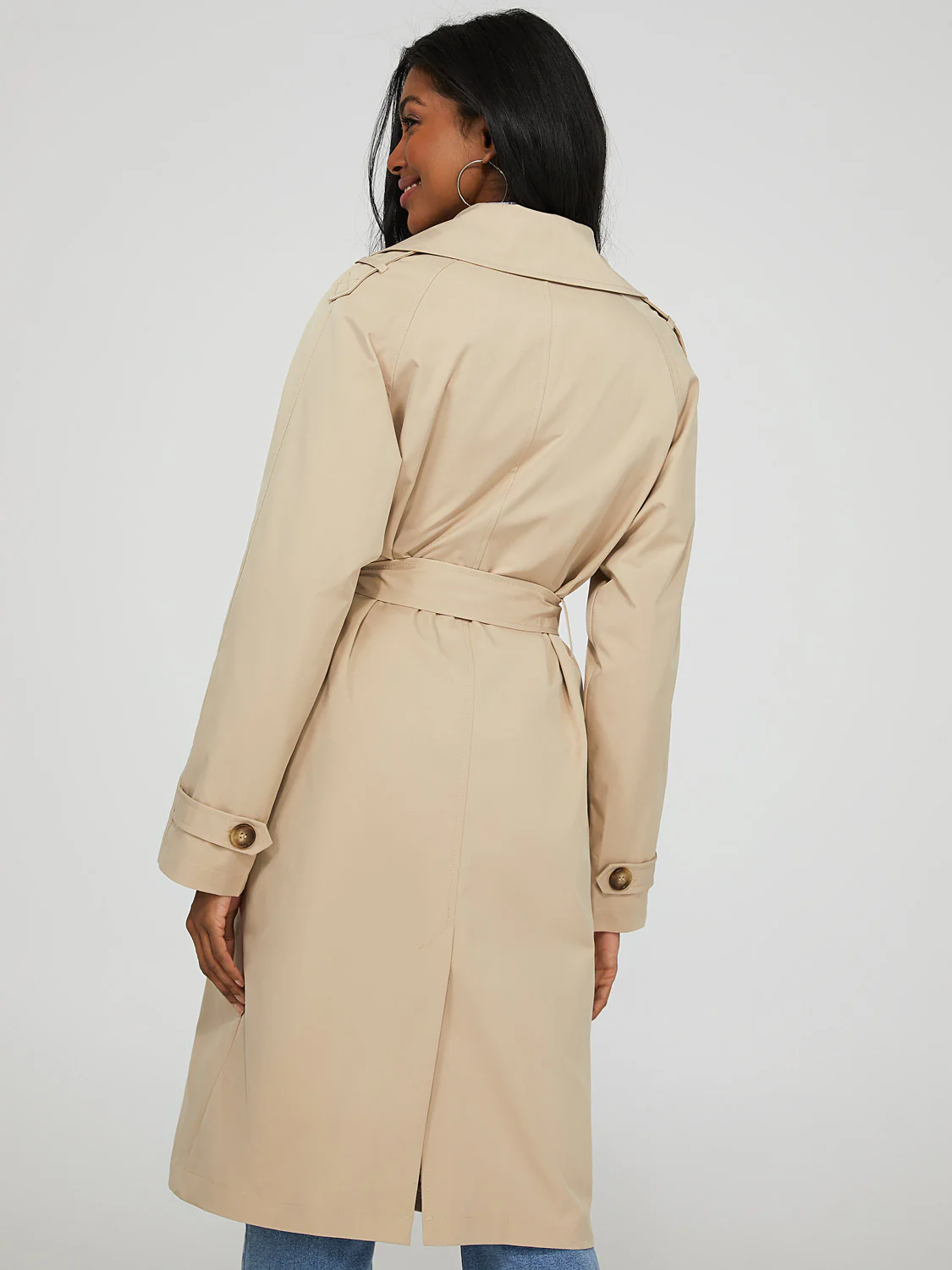 Relaxed Fit Trench Coat