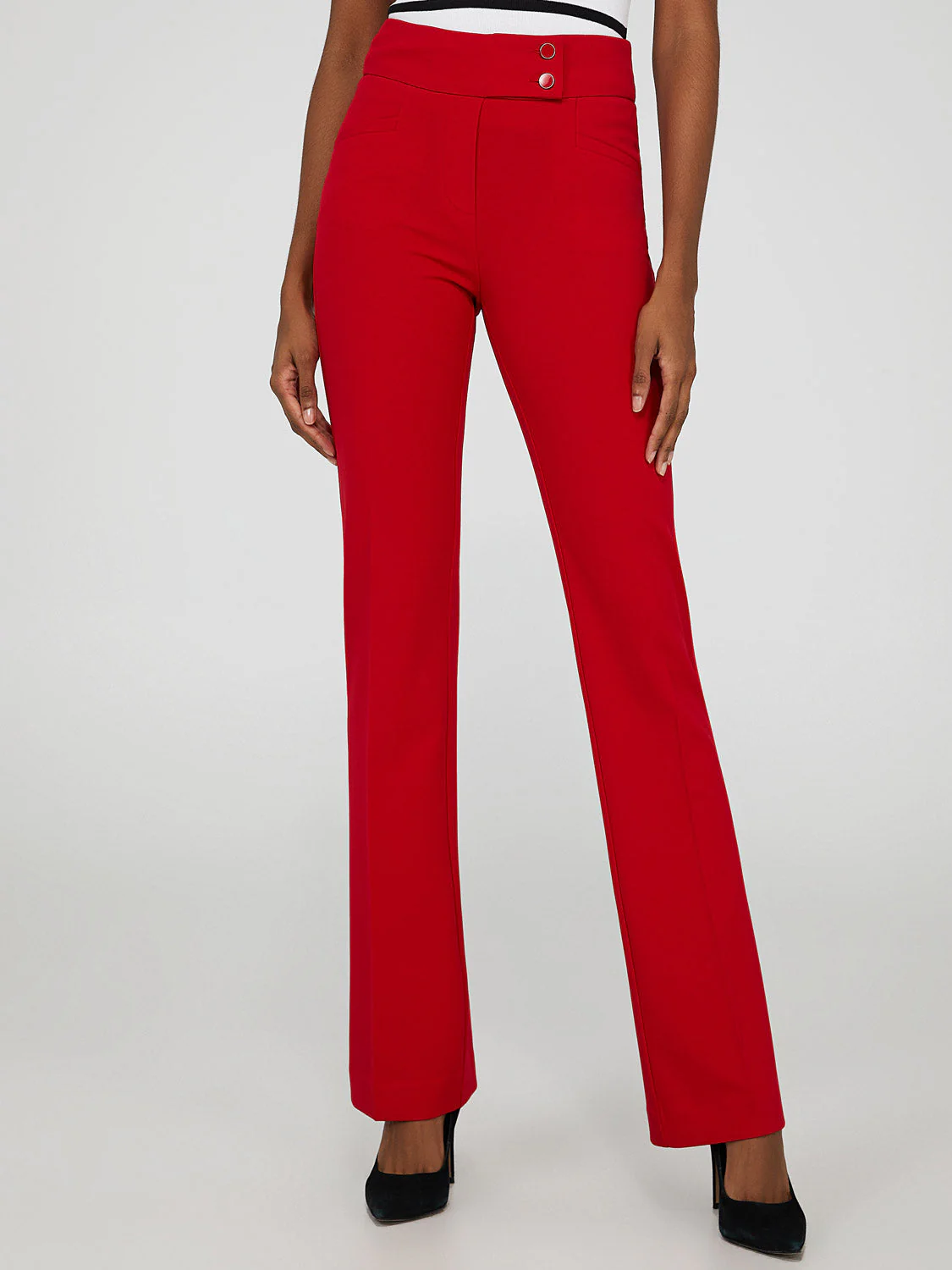 Pull-On Fit & Flare Pants