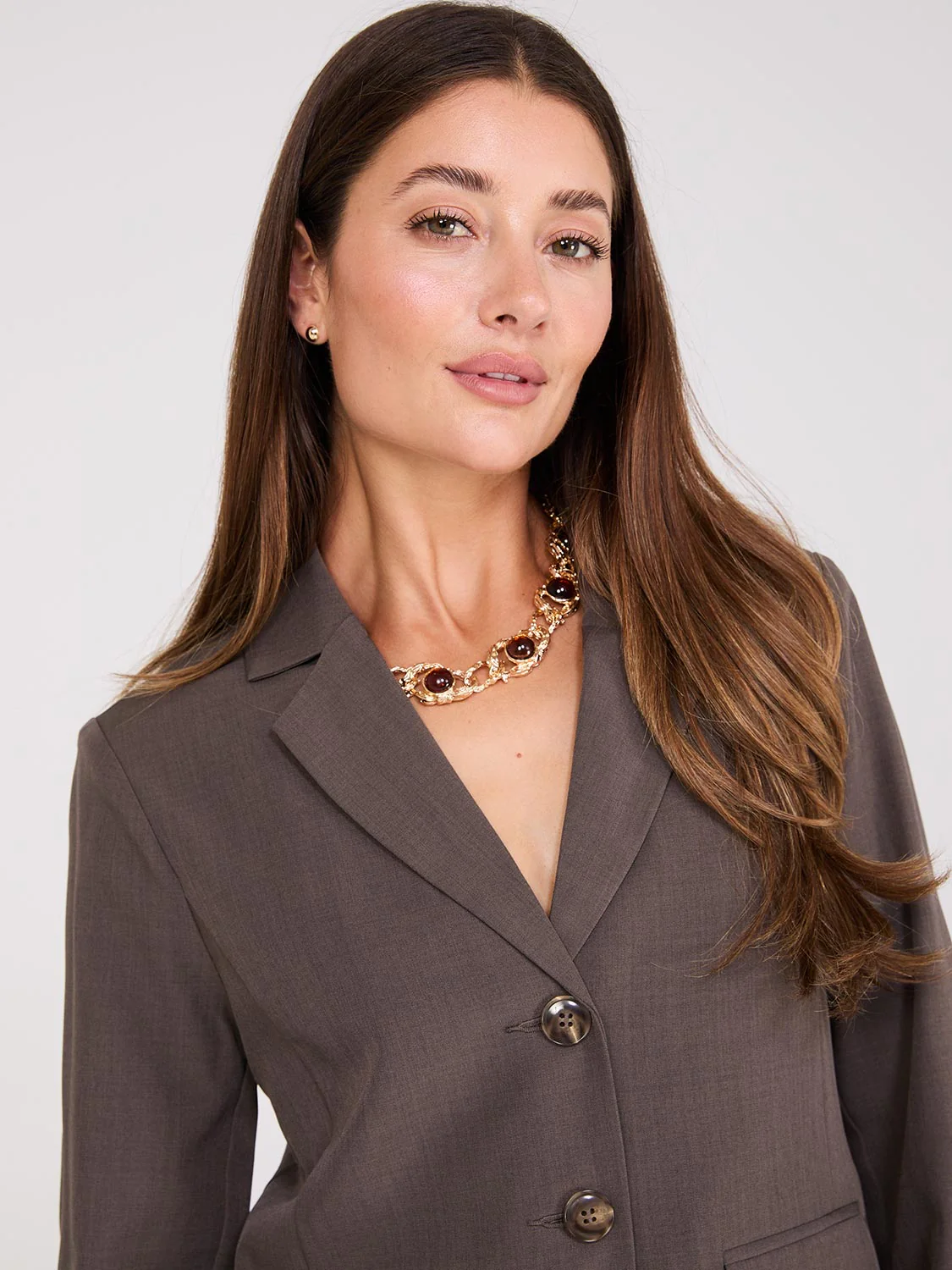 Short 3-Button Blazer