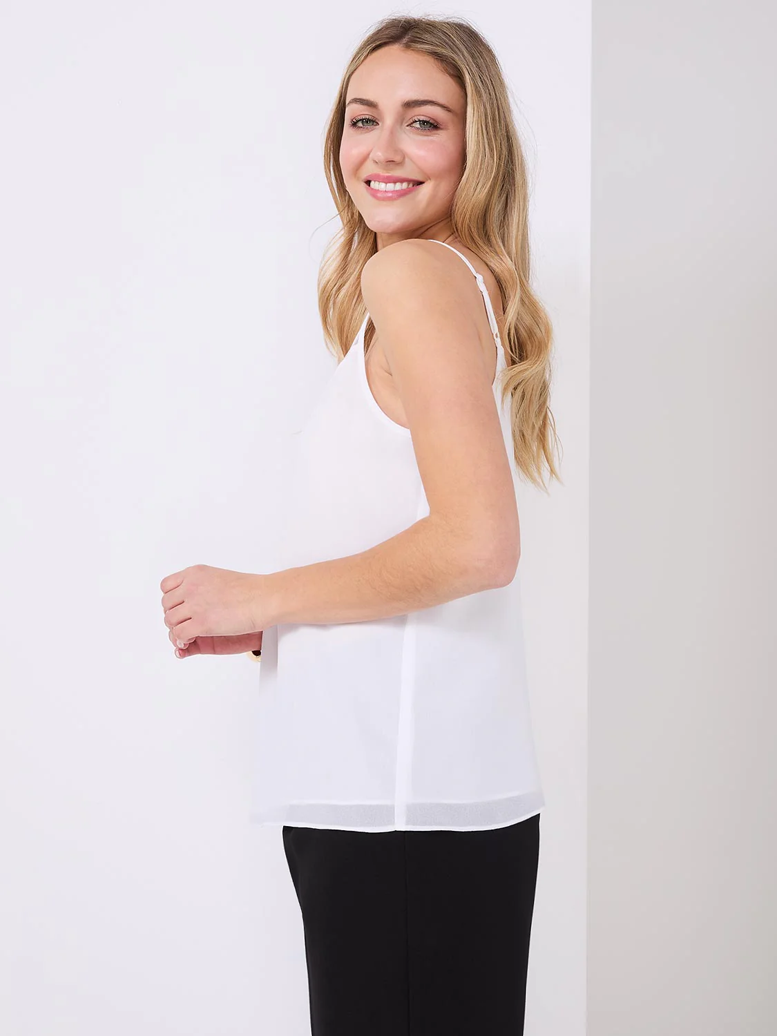 Mesh V-Neck Tank Top