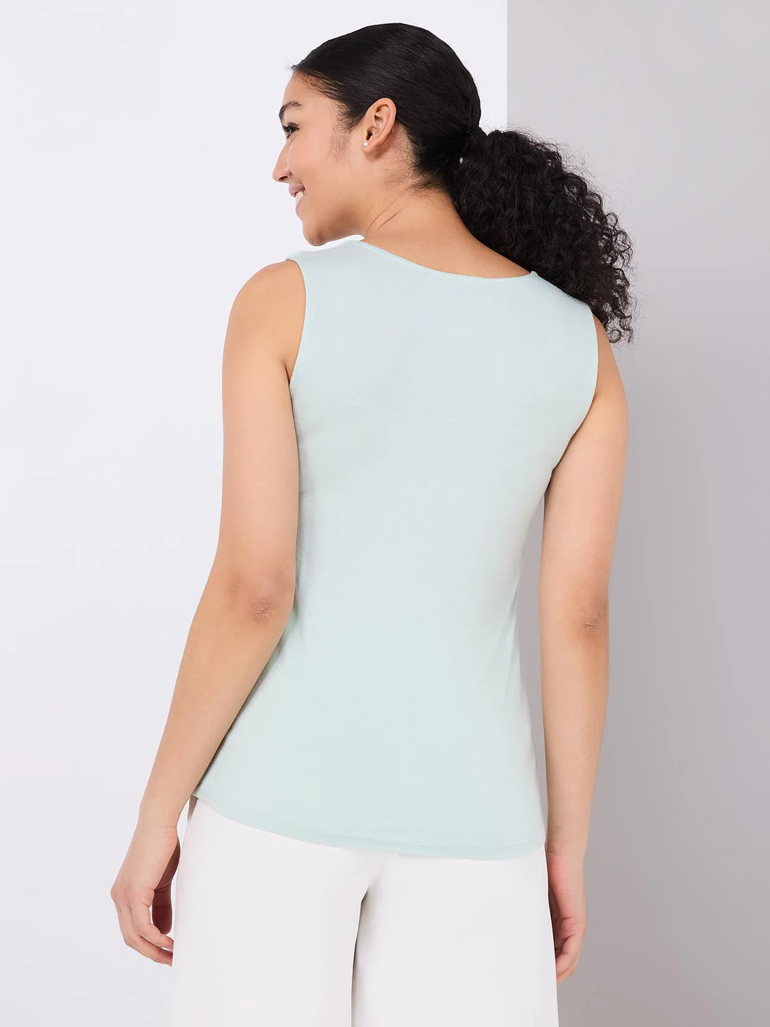 Sleeveless Floral Burnout Chiffon Top