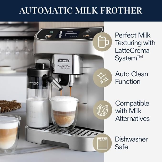 De'Longhi Magnifica Plus fully automatic espresso machine for built-in grinders collection | LIDL