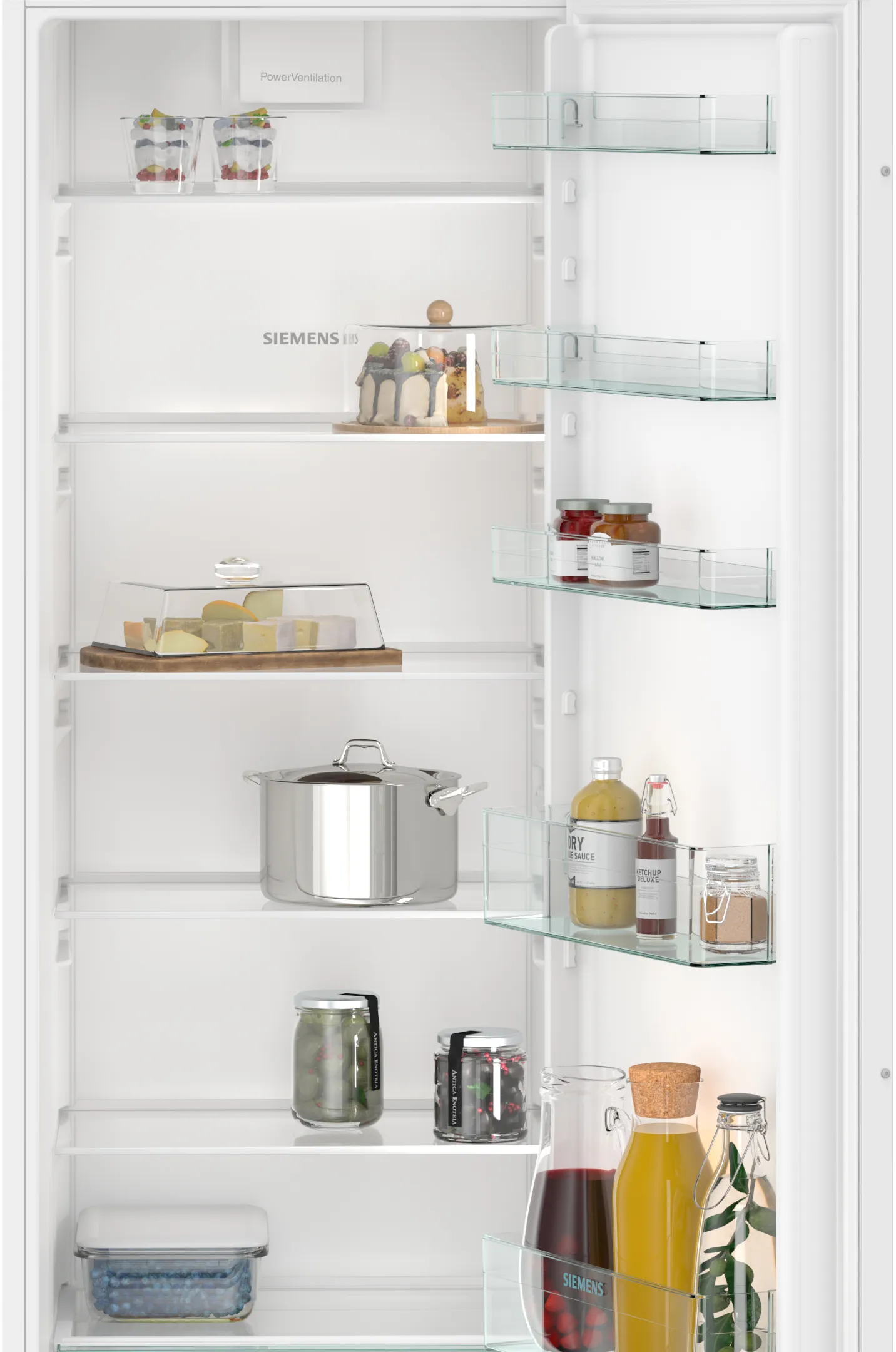 SIEMENS KI81RNSE0G iQ100 Built-in fridge 177.2 x 54.1 cm sliding hinge collection | LIDL