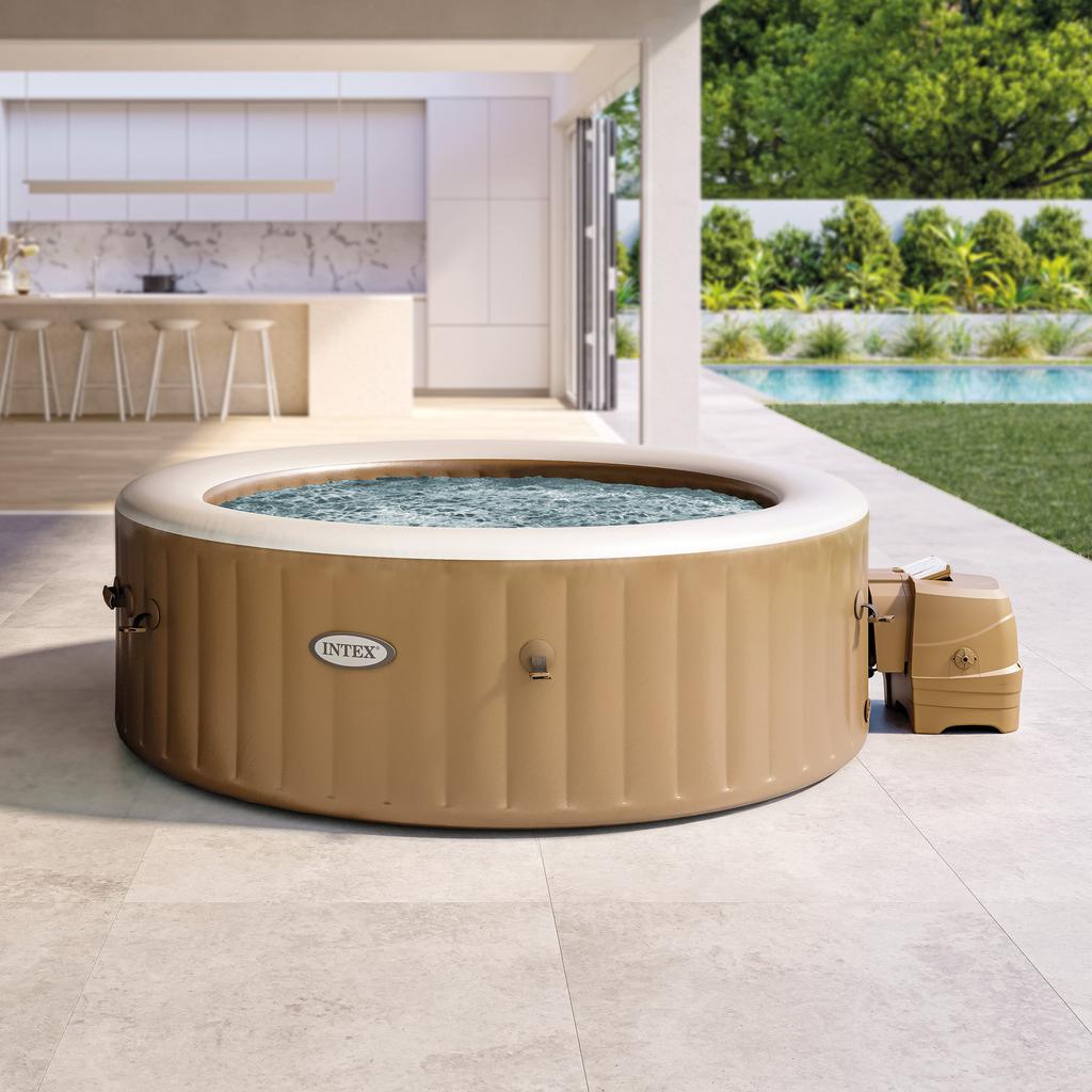 INTEX  28428EX Inflatable Spa. Beige. 4-8 People collection | LIDL