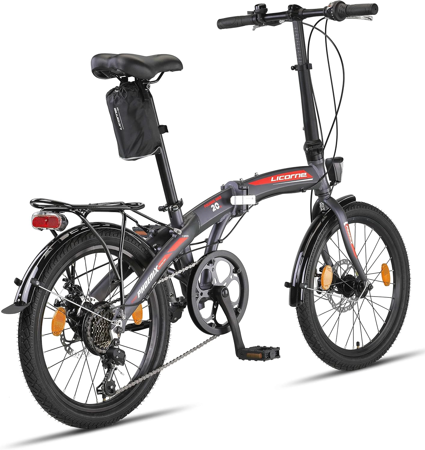 Licorne Bike Phoenix 2D. 20 Inch Aluminium Folding Bike collection | LIDL