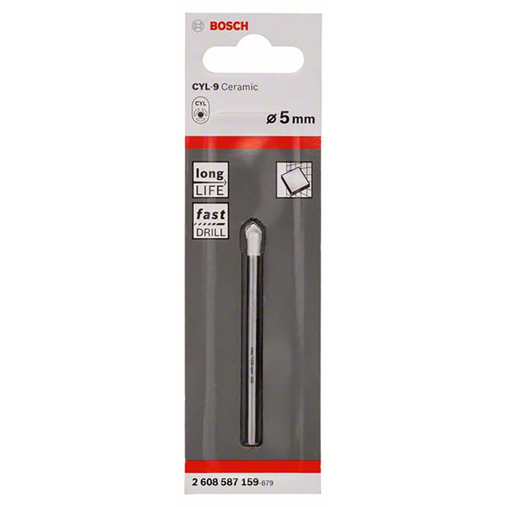 BOSCH 5.0 x 70mm TCT Glass & Tile Drill Bit - CYL-9 CERAMIC collection | LIDL