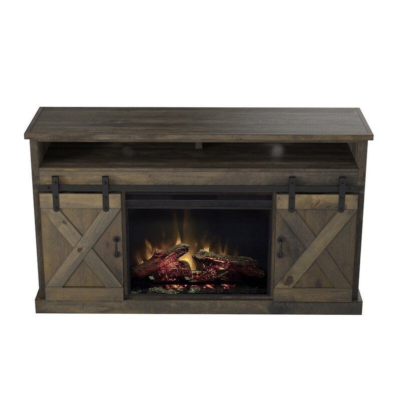 TV Stand for TVs up to 70 with Fireplace Included collection | LIDL