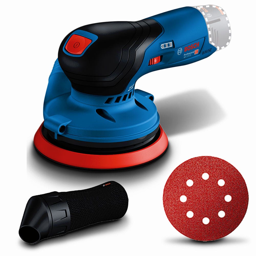 BOSCH 12V 125mm Orbital Sander Skin GEX 12V-125 0601372141 collection | LIDL