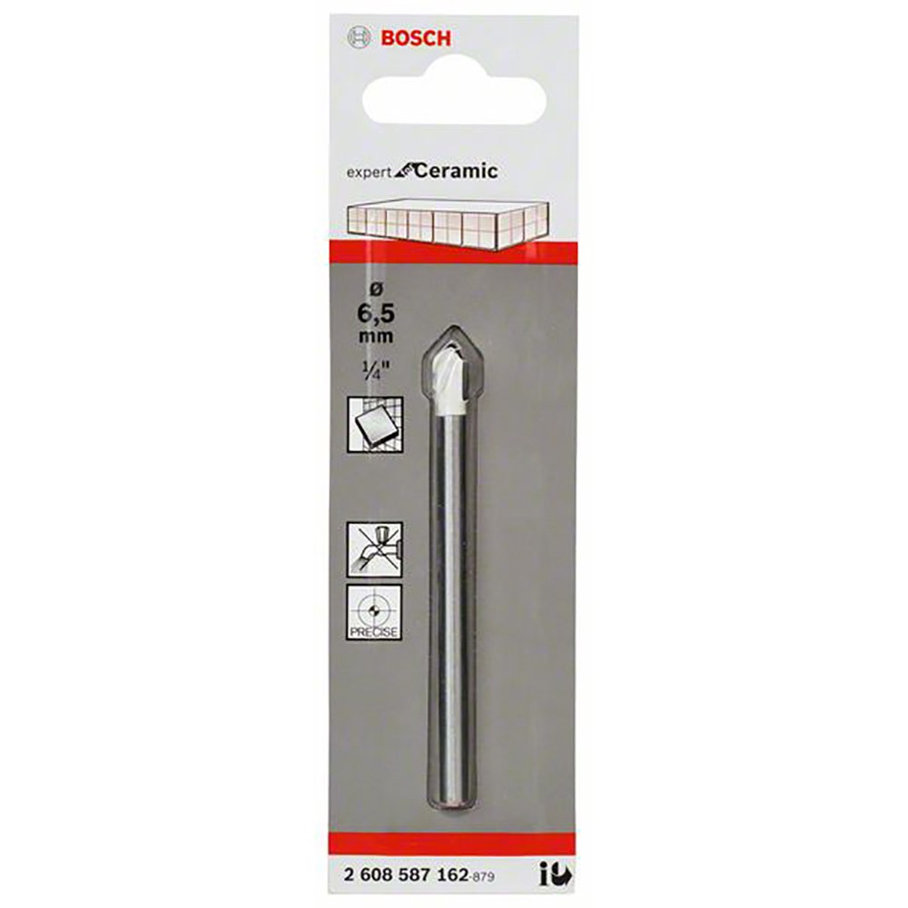 BOSCH 6.5 x 80mm TCT Glass & Tile Drill Bit - CYL-9 CERAMIC collection | LIDL