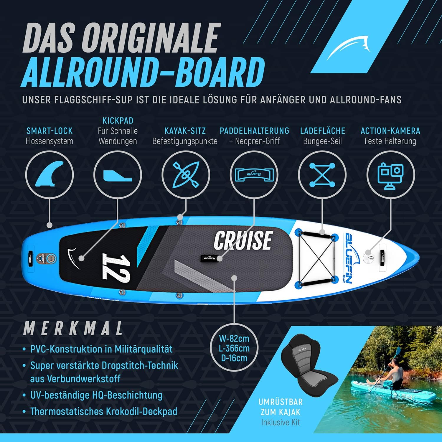 Bluefin Cruise SUP Board Set collection | LIDL