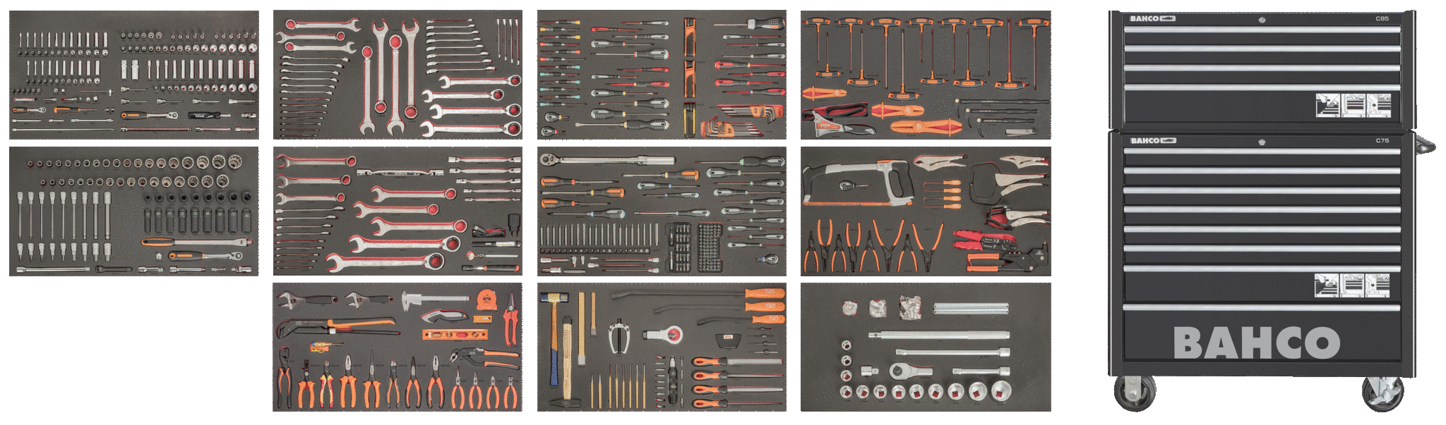 Tool Trolley General Purpose Tool Kit - 758 pcs collection | LIDL