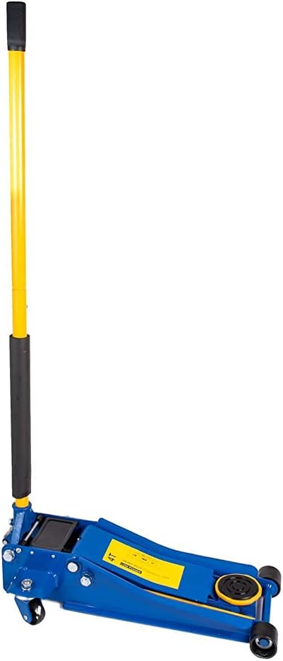 AMC Hydraulic jack. professional trolley jack. 4t. bidirectional bearing wheels. hydraulic jack. car jack. super low profile. professional. double piston. for vehicles collection | LIDL