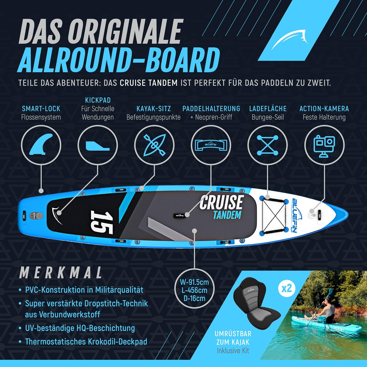 Bluefin Cruise SUP Board Set collection | LIDL