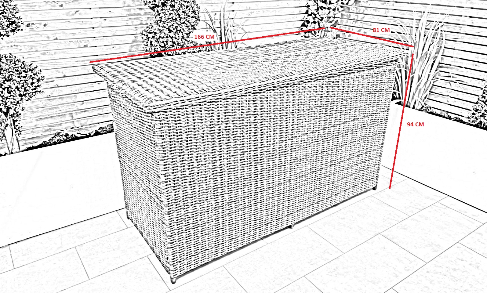 Chimes - Stone Grey Large Storage Box collection | LIDL