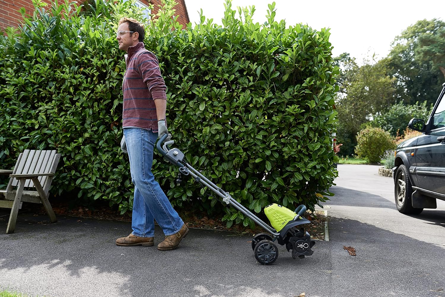 Ryobi 5133002388 Corded Electric Tiller. Green. 25 cm collection | LIDL