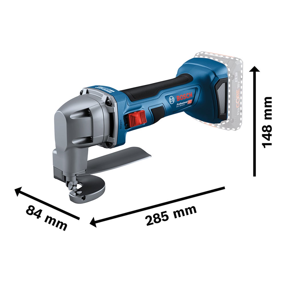BOSCH 18V Brushless 1.6mm Metal Shear Skin GSC18V16E 0.601.926.300 collection | LIDL
