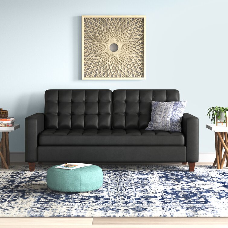 Milton 76 Vegan Leather Square Arm Sofa collection | LIDL