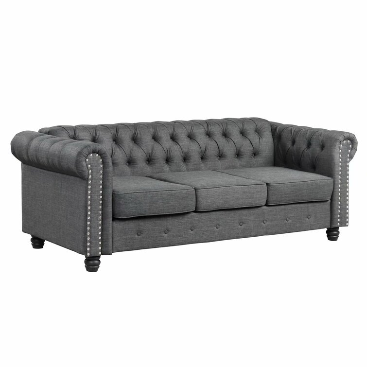 Gilles 82 Rolled Arm Chesterfield Sofa collection | LIDL