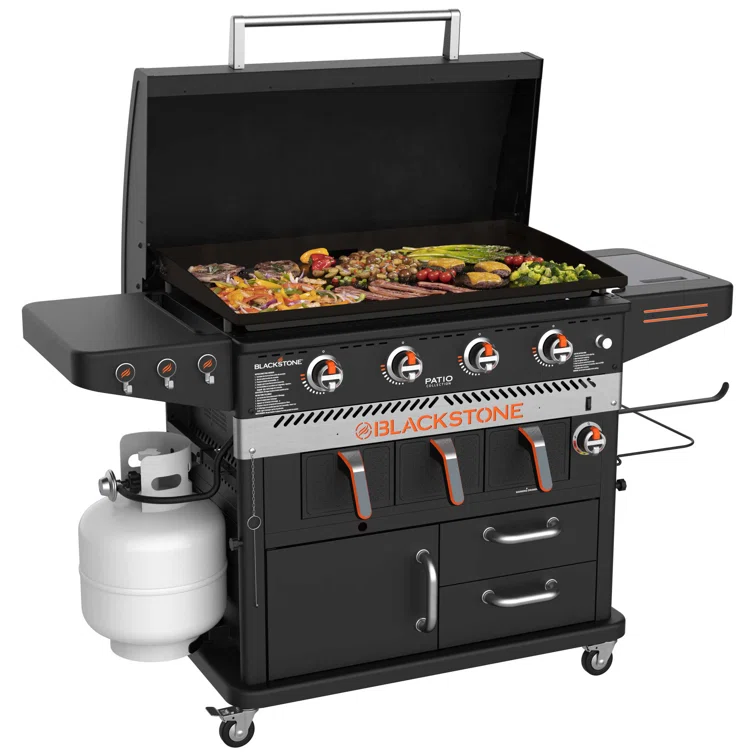 Patio Series Blackstone 36 Griddle Cooking Station With Air Fryer And Warming Drawer collection | LIDL