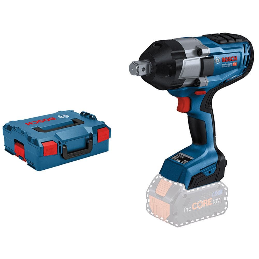 BOSCH 18V Brushless 2 x 8.0Ah 3/4" Impact Wrench Kit 0615990M67 collection | LIDL