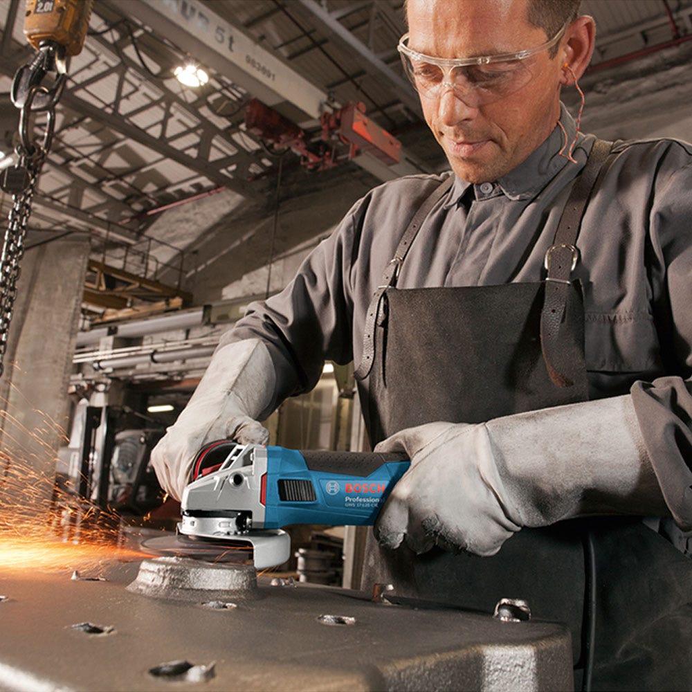 BOSCH 1700W 125mm Angle Grinder 060179H042 collection | LIDL