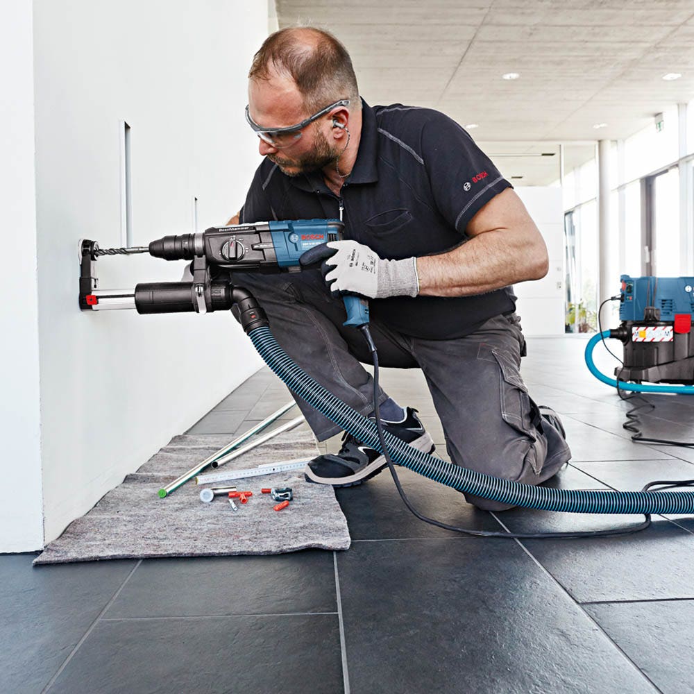BOSCH Dust Extraction Rotary Hammer Attachment suits SDS-Plus Hammers collection | LIDL
