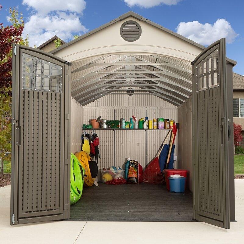 8 ft. W x 20 ft. D Plastic Storage Shed collection | LIDL