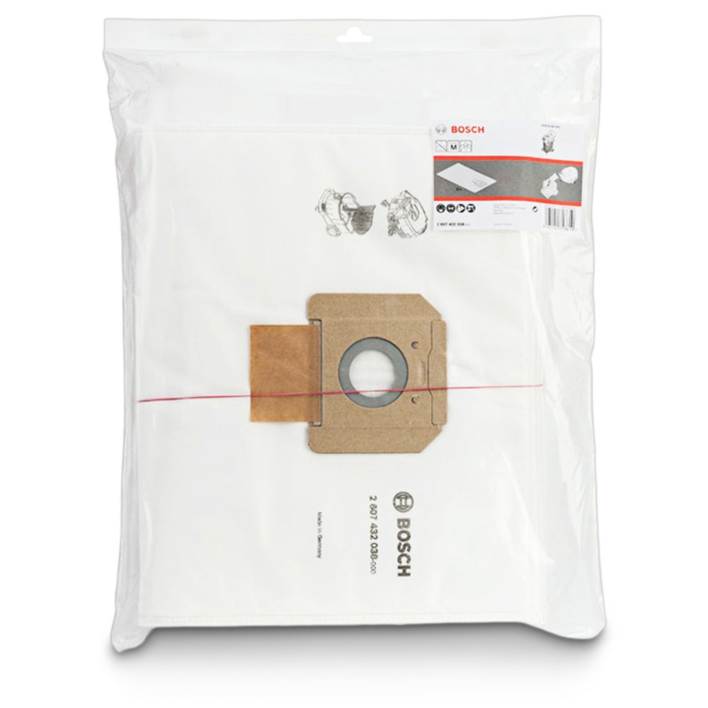 BOSCH 5pk Fleece Vacuum Filter Bag 2607432038 collection | LIDL