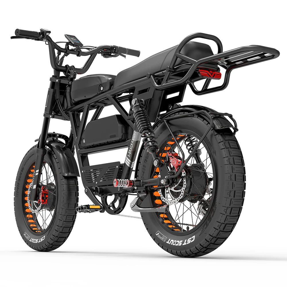 Lankeleisi X-Black Knight 1000W*2 Dual Motor 20 Fat Bike Fully E-Mountainbike 45Ah Samsung Akku E-MTB collection | LIDL