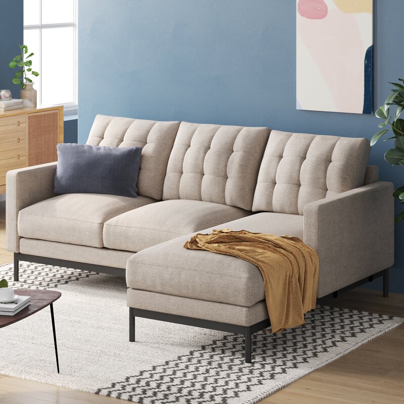 Thompson 77.6 Wide Reversible Modular Sofa & Chaise collection | LIDL