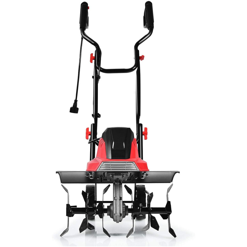 RELAX4LIFE Electric Tiller 1500 W at 400 RPM. Tiller with Working Depth 22 CM. Width 43 CM and 6 Blades. Foldable Handle and Safety Button for Garden (1500W) collection | LIDL