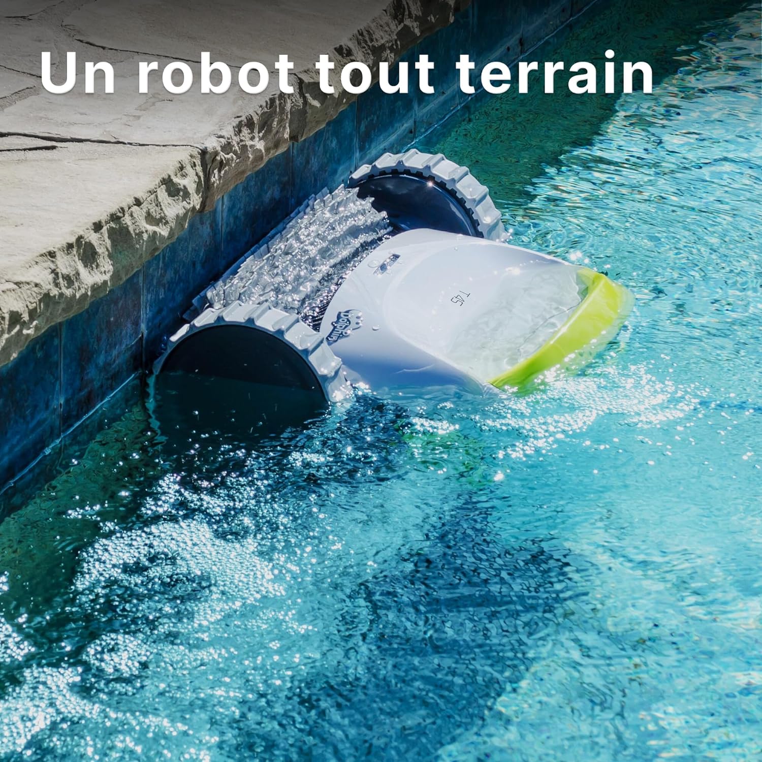 DOLPHIN T45 Electric Pool Cleaner Robot - Wall Cleaning. In-Ground Pool Up to 12 m. 3 Year Warranty collection | LIDL