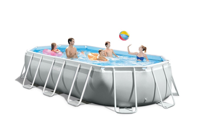 16ft 6in X 9ft X 48in Prism Frame Oval Pool Set collection | LIDL