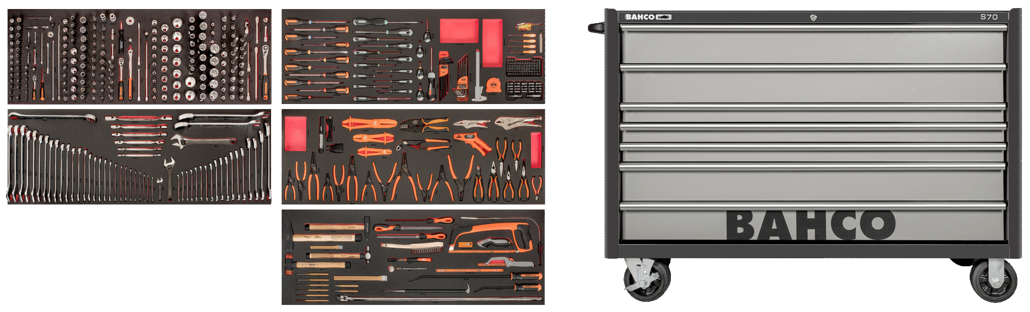 53 Tool Trolley General Purpose Tool Kit - 488 Pcs  XXL collection | LIDL