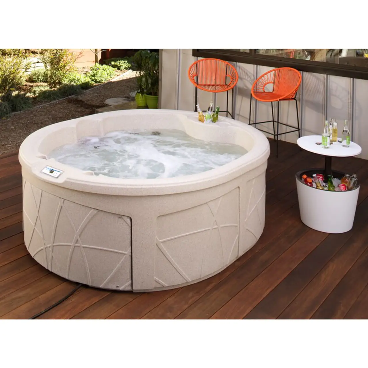 Lifesmart Spas 4 - Person 13 - Jet Oval Plug And Play Hot Tub collection | LIDL