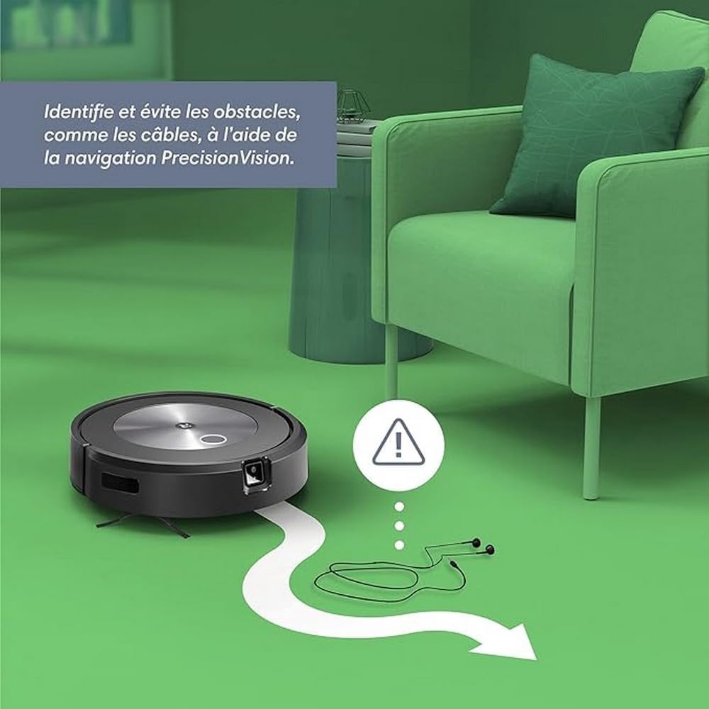 iRobot Roomba j7+ Wi-Fi Connect Robot Vacuum with Automatic Dirt Disposal - Dual Multi Surface Rubber Brushes. Ideal for Pets. Learns. Maps. and Adapts to your Home. Object Detection and Avoidance collection | LIDL