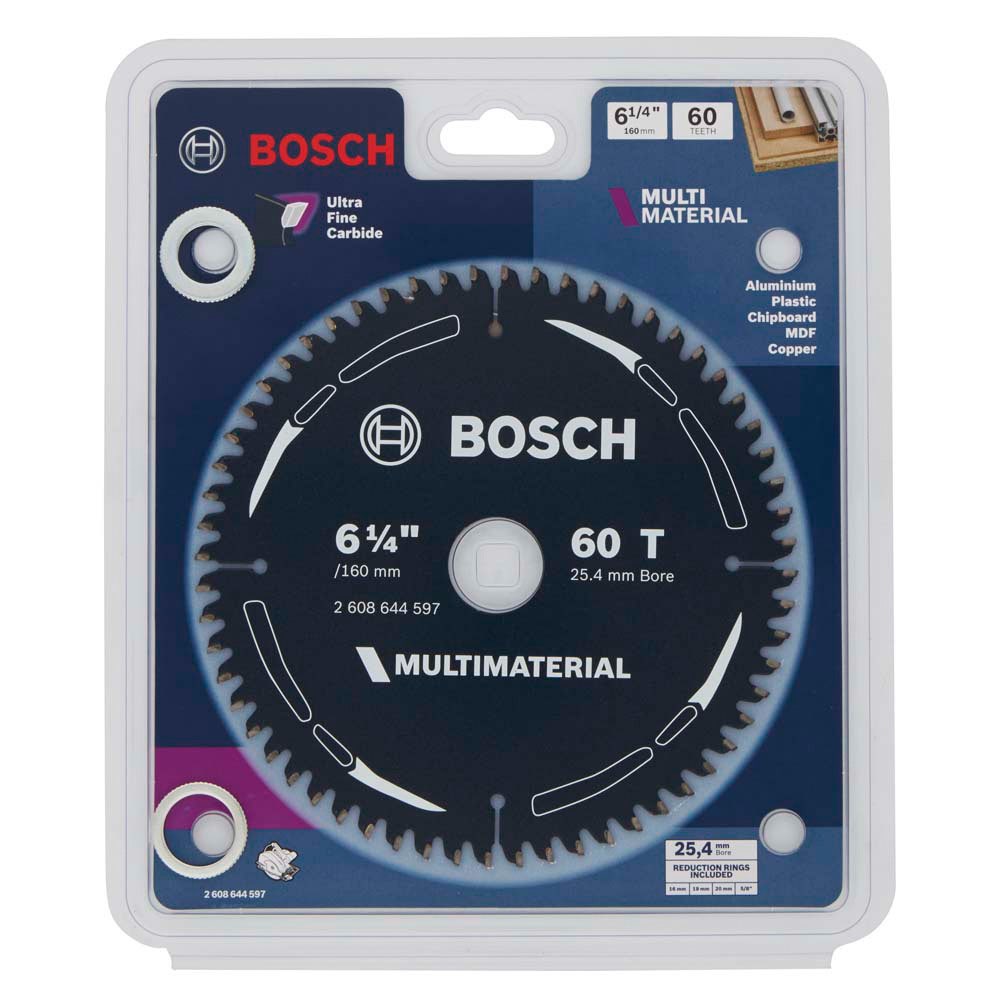 BOSCH 160mm 60T TCT Circular Saw Blade for Multi-Purpose Cutting - MULTIMATERIAL collection | LIDL