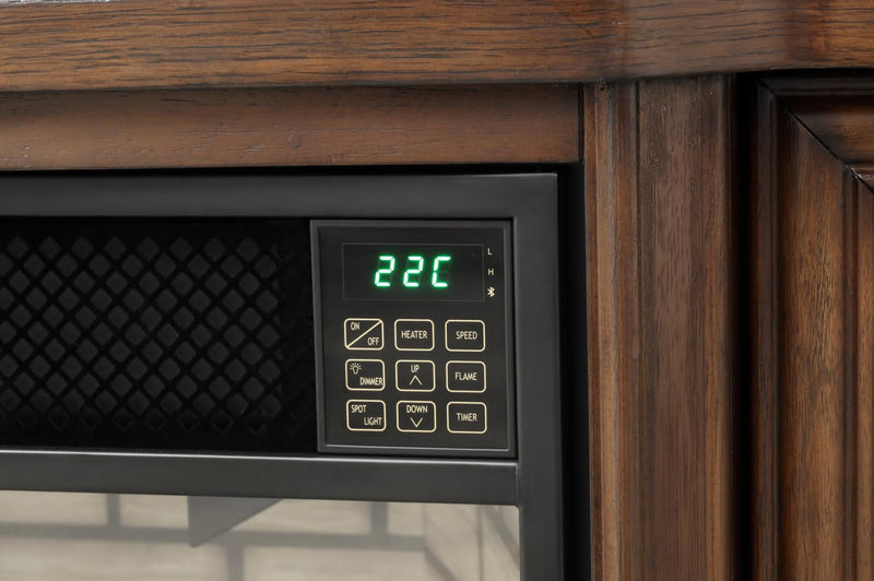 75TV Stand w/ Fireplace Option collection | LIDL