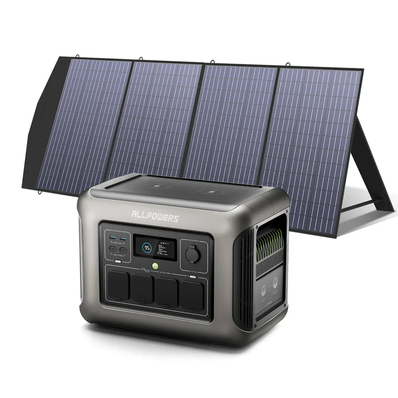 ALLPOWER Solar Generator Kit 1800W (R1500 + SP033 200W Solar Panel) collection | LIDL