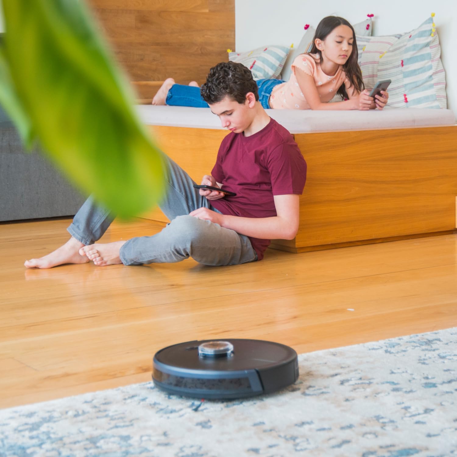 bObsweep PetHair SLAM Robot Vacuum Cleaner with Wet/Dry Mop. Advanced LiDAR Mapping with Editable Map/NoSweep Zones. Alexa/Google Compatible. Good for Pet Hair. Carpet. Hardwood and Tile. in Jet collection | LIDL