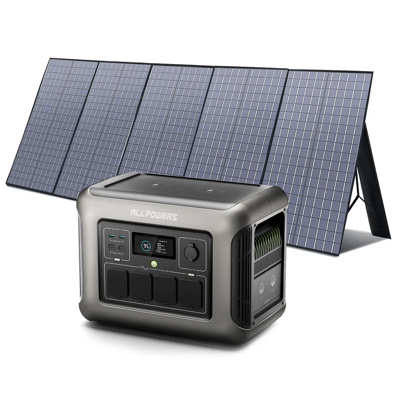 ALLPOWERS Solar Generator Kit 1800W (R1500 + SP037 400W Solar Panel) collection | LIDL