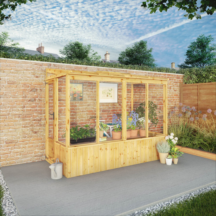 Mercia 8 x 4ft Premium Lean Too Greenhouse collection | LIDL
