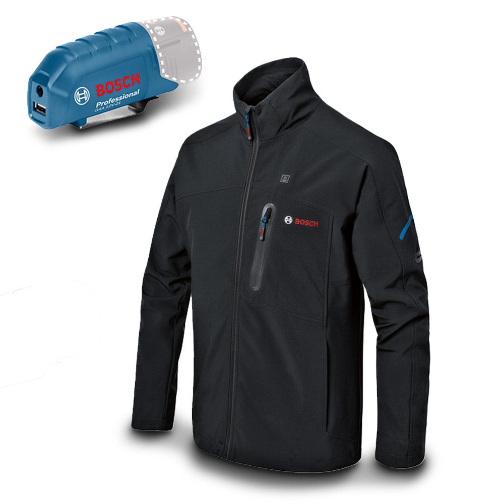 BOSCH 12V Soft Shell Heated Jacket Skin - Black 06188000DX collection | LIDL