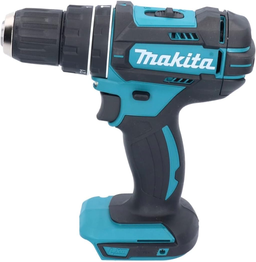 Makita DHP 482 RTX1W Akku Schlagbohrschrauber 18 V 62 Nm + 2x Akku 5.0 Ah + Ladeger?t + 74 tlg. Zubeh?rset + Koffer collection | LIDL