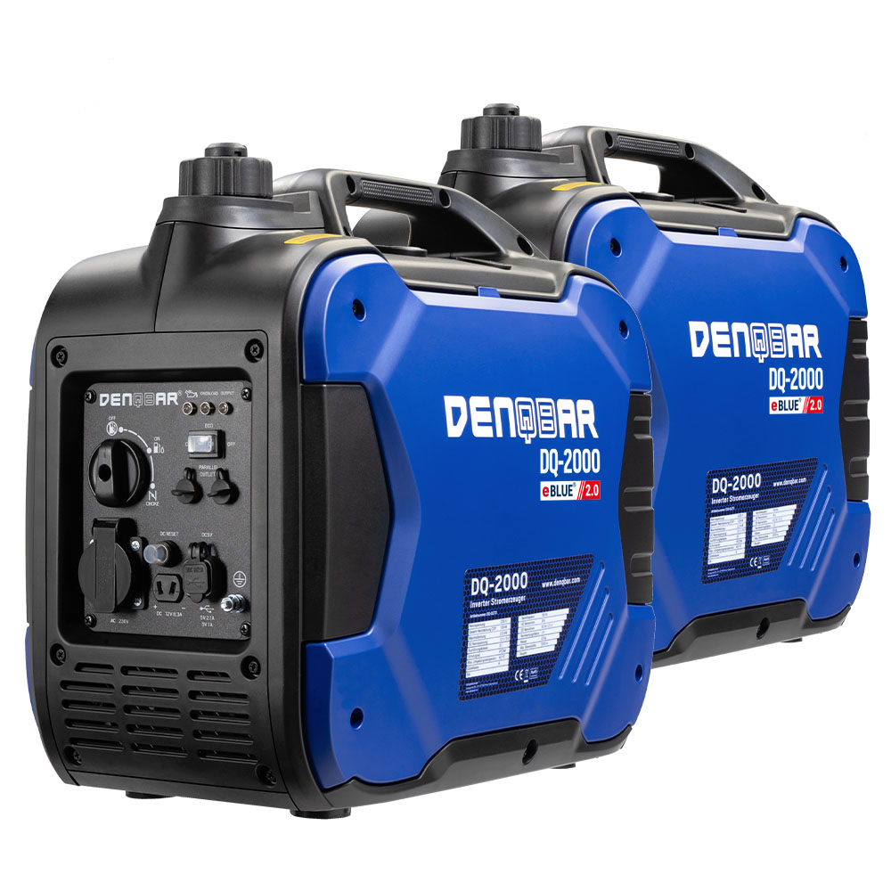 BUNDLE: 2 X 2.0 KW INVERTER POWER GENERATOR DQ-2000 + CABLE FOR PARALLEL CONNECTION collection | LIDL