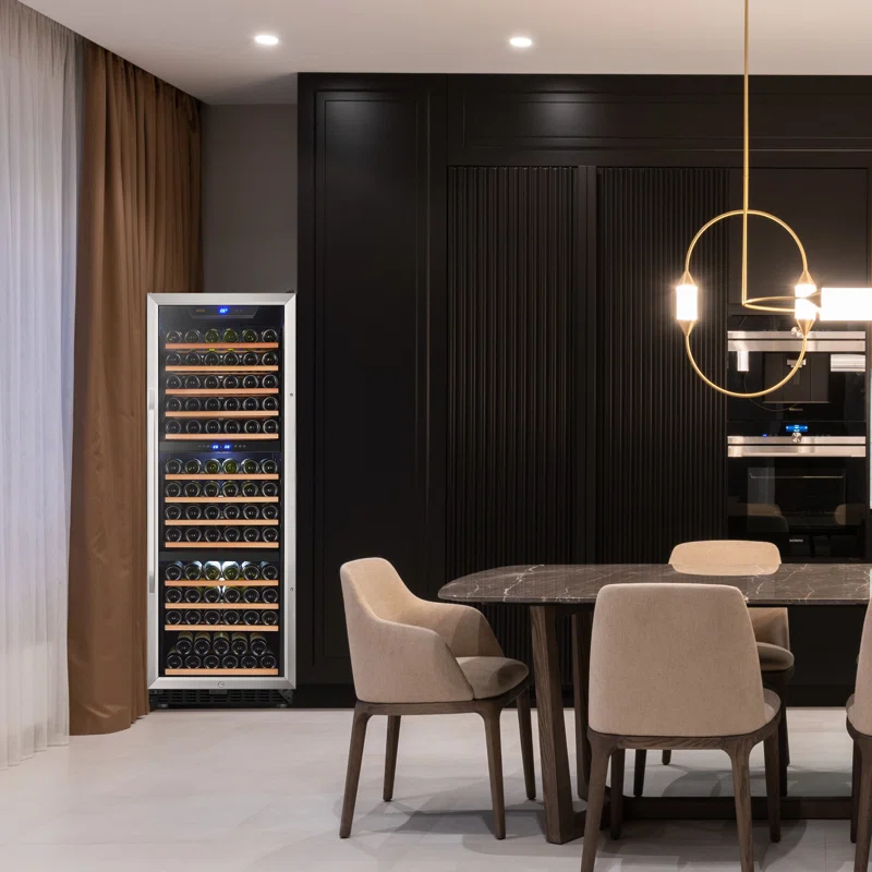 24 143 Bottle Triple Zone Freestanding/Built-In Wine Refrigerator collection | LIDL